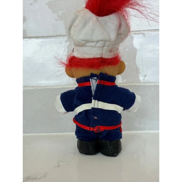 Vintage Russ Berrie Troll My Lucky U.S. Marine 5 in - Picture 3 of 4